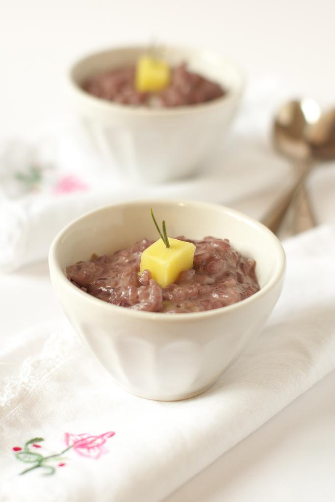 Risotto vin rouge et comté