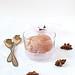 Risotto rose pour la chaîne rose sorbet poire porto