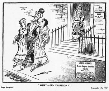 Quand la NZ et l'Australie flirtent avec les Etats-Unis...
