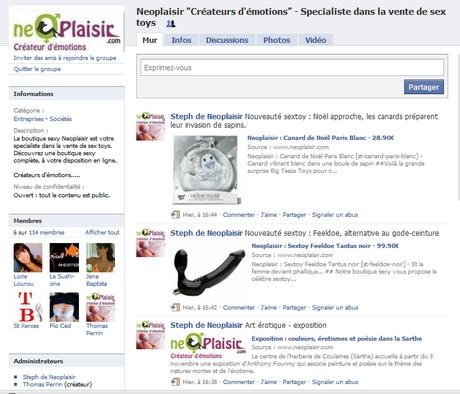 Neoplaisir sur Facebook