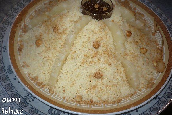 seffa couscous et noix de coco