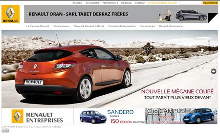 Lancement du Site de Renault Oran (Drupal)