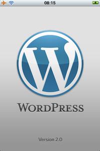  Wordpress 2.0 pour liPhone: un pas dans la bonne direction