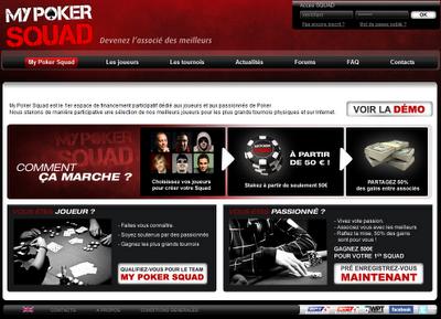 My Poker Squad : s'ils gagnent, c'est vous qui gagnez ! My Poker Squad : s'ils gagnent, c'est vous qui gagnez !