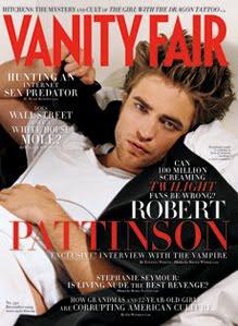 Robert Pattinson en couverture de Vanity Fair