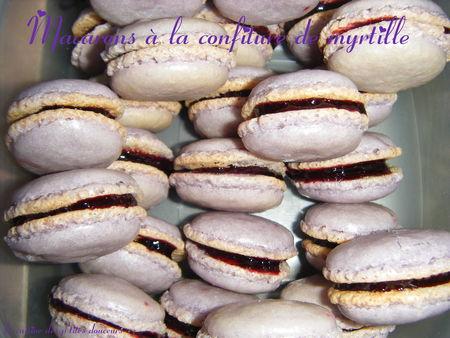 Macarons à la confiture de myrtilles DSCF2523