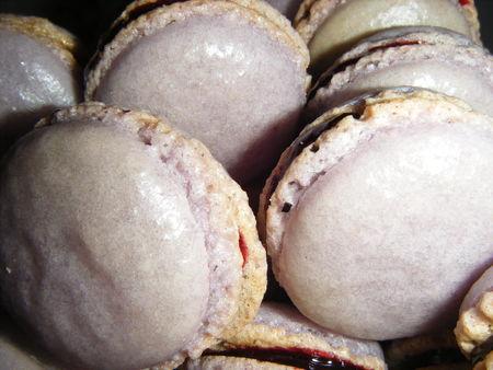 Macarons à la confiture de myrtilles DSCF2543