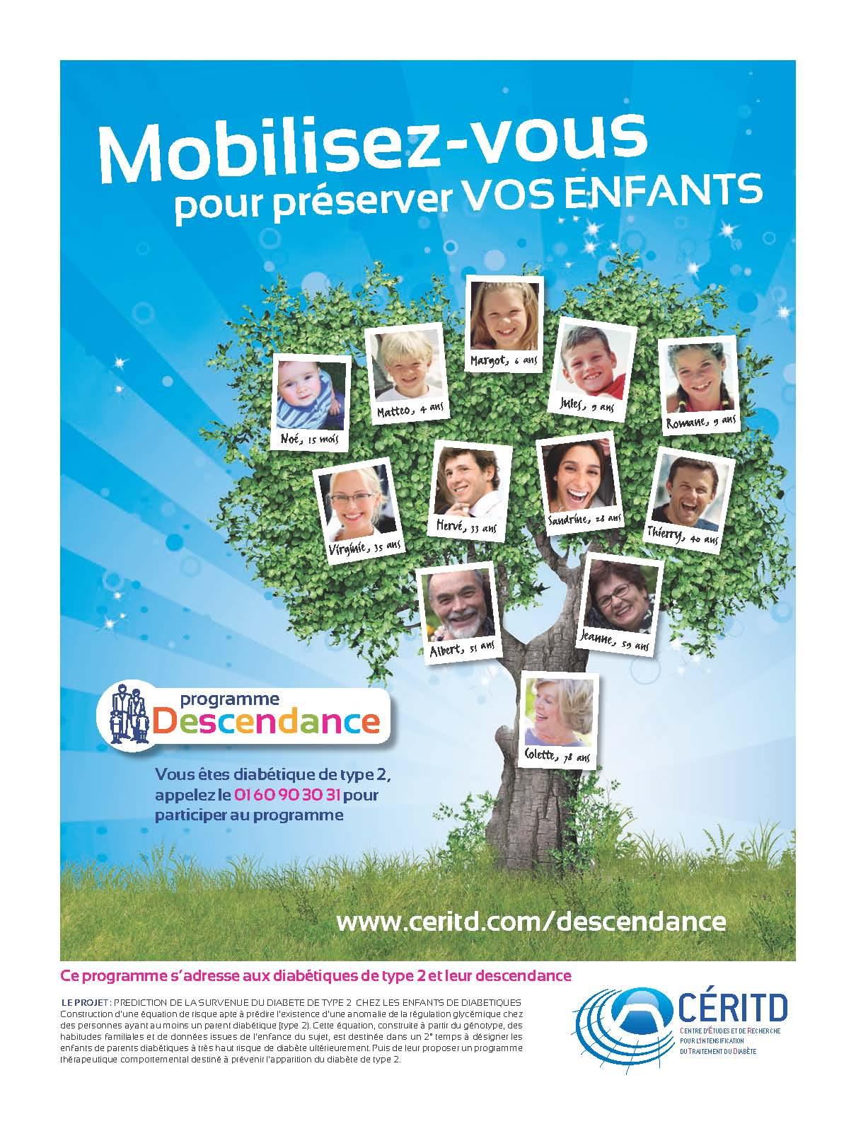 « Programme Descendance » « Programme Descendance »
