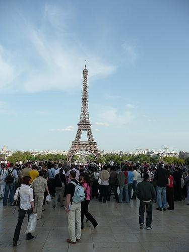 touristes à paris