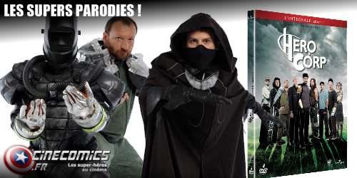 Hero Corp, la série française qui parodie les super-héros ! héro corp saison 1 en dvd