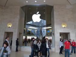 ouverture apple store louvre, nov. 2009 ouverture apple store louvre
