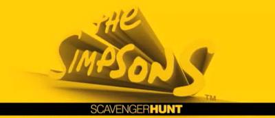 Chasse au trésor Les Simpson sur Fox TV Chasse au trésor Les Simpson sur Fox TV