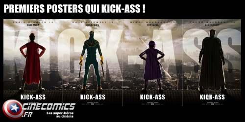 posters officiels du film Kick-ass 2010
