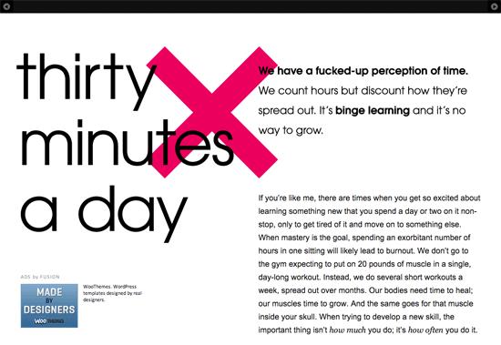 50 Beautiful and Creative Blog Designs 30 in 50 Beautiful and Creative Blog Designs