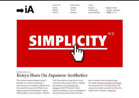 50 Beautiful and Creative Blog Designs IA in 50 Beautiful and Creative Blog Designs