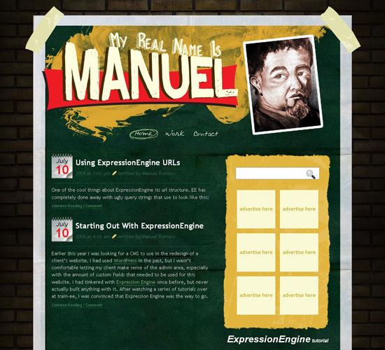50 Beautiful and Creative Blog Designs Manuel in 50 Beautiful and Creative Blog Designs