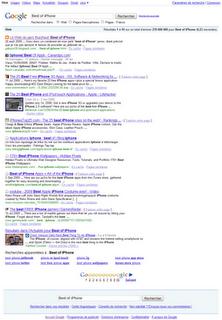 Google - Résultat de recherche
