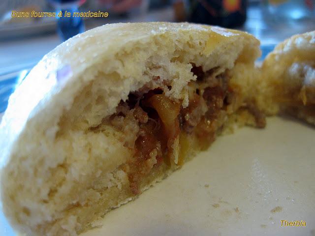 Buns fourrés à la mexicaine Buns fourrés à la mexicaine