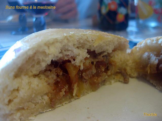 Buns fourrés à la mexicaine Buns fourrés à la mexicaine