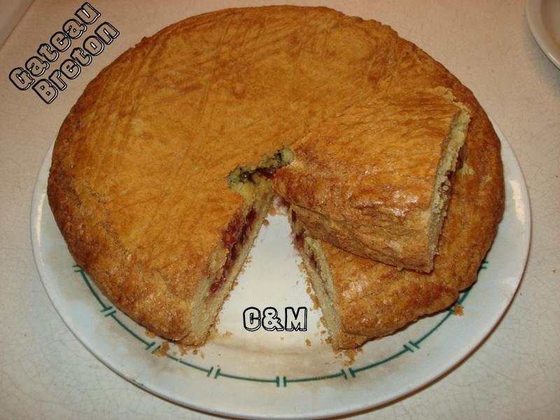 Gâteau Breton fraise