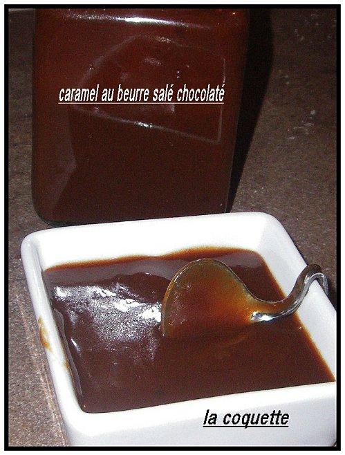 du caramel au beurre salé chocolatéet Kaoka..