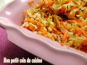 Salade chou-chinois carotte