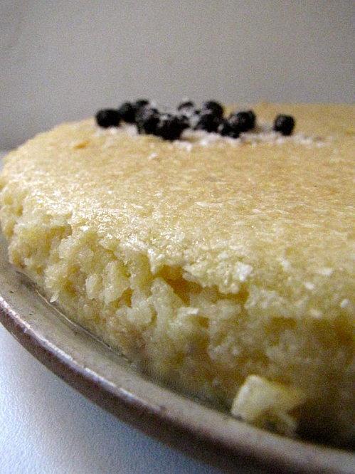 FLAN NOIX DE COCO/PANDAN Bi-couche FLAN NOIX DE COCO/PANDAN Bi-couche