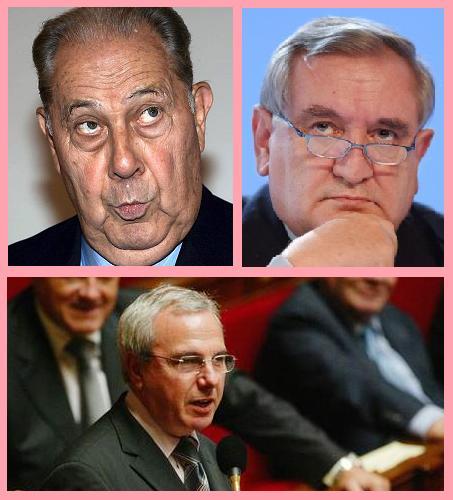 Pasqua, Raffarin et Leonetti Pasqua, Raffarin et Leonetti