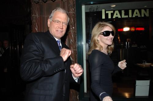 Madonna et David Letterman