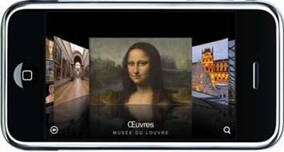 Musée du Louvre, application iPhone, e-tourisme, vidéoguide, visioguide, audioguide