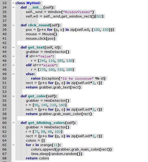Test automatisé: un exemple avec Wonderware Intouch et Modbus code pour s'interfacer avec l'IHM