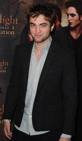 Kristen Stewart, Robert Pattinson et Taylor Launter à Hôtel Crillon The Twilight Saga: New Moon - Paris Photocall