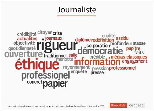 Journaliste journaliste 0002 Journalistes VS blogueurs ? ou cest la même chose ? Ressac Connect