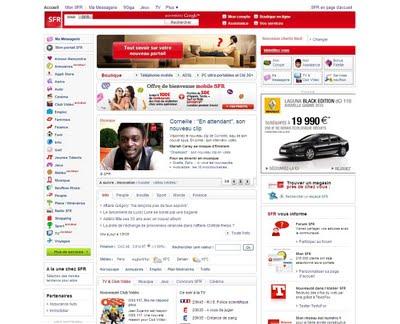 Le nouveau portail SFR Le nouveau portail SFR