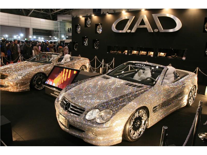 mercedes sl 600 recouvertes de cristaux swarovski 1 Mercedes SL Swarovski (7 photos)