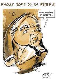 L'affaire Raoult, ridicule (Mitterrand), Gallimard soutient en silence