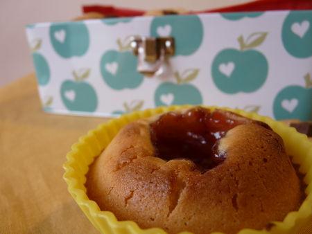 Muffins à la confiture de fraise P1030635