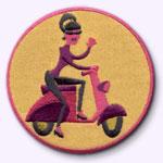 ecusson fashion patch brodé customize.fr scooter edition limitee ecusson fashion patch brodé customize.fr scooter edition limitee