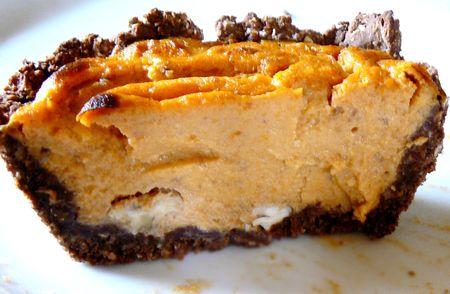Crousti flan potimarron chocolat noix à l'agar agar minceur et sans gluten g_teau_potiron_tr2