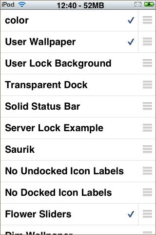 Changer la couleur des polices sur le Springboard du iPHone/iPod Touch