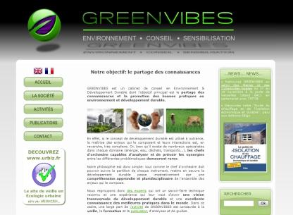 www.greenvibes.fr est en ligne! greenvibes conseil environnement