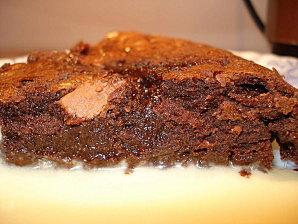 Gâteau au chocolat fondant aux daims