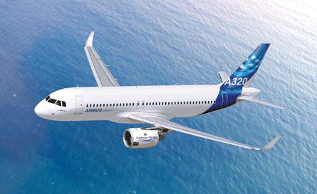 Airbus réduit la consommation de l'A 320 grâce aux Sharklet