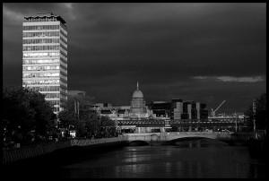 Dublin vue de nuit Dublin