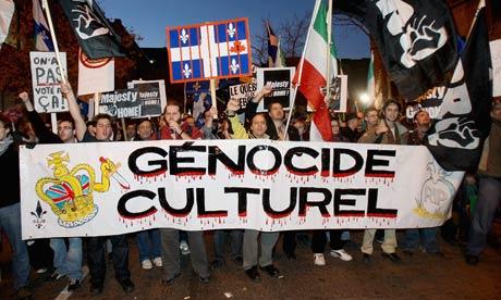 Manifestation contre la visite du prince Charles Manifestation contre la visite du prince Charles