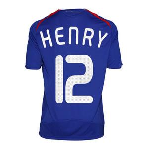 Maillot foot France Domicile Henry 2008-2009 Maillot foot France Domicile Henry 2008-2009