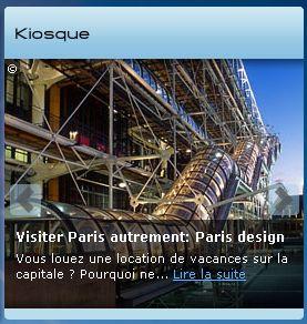 Le module Kiosque sur la page daccueil