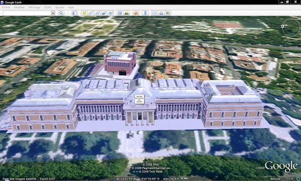 Le Musée du Prado en 3D sur Google Earth