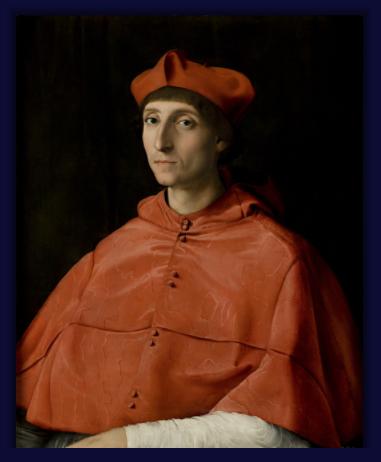 Le Cardinal par Raphaël (Musée du Prado) sur Google Earth