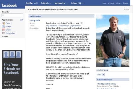 Robert Scoble banni de Facebook